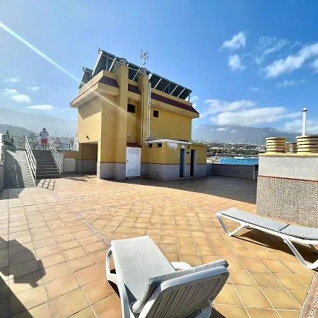 Long Studio, High Floor, Wifi, Rooftop Pool, 250m To The Beach In Puerto De La Cruz *